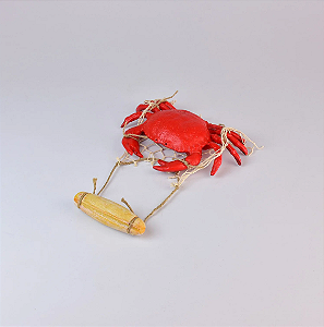 ENFEITE CARANGUEJO VERMELHO - P