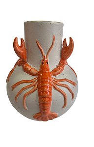 VASO DE CERÂMICA LAGOSTA - M