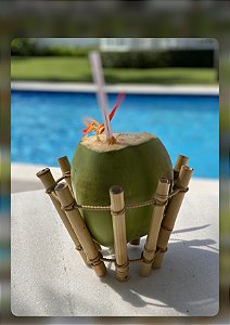 PORTA COCO - BAMBU (UNIDADE)