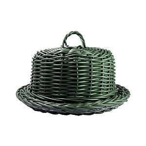 QUEIJEIRA / PORTA QUEIJO TRANCOSO - VERDE MUSGO