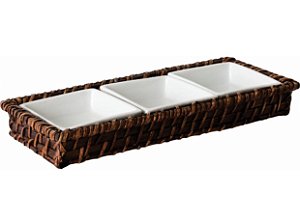 PETISQUEIRA ITACARÉ RETANGULAR - RATTAN NATURAL