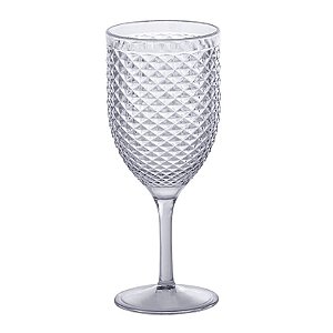 TAÇA PARA ÀGUA DIAMOND DE ACRÍLICO - 480ML (UNIDADE)