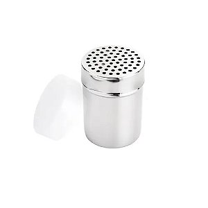 QUEIJEIRA / PORTA QUEIJO DE AÇO INOX PRIME - 7X10CM