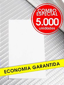 Etiqueta De Composição Em Branco Para Roupas 5.000 un.