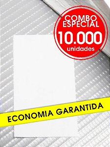 Etiqueta De Composição Em Branco Para Roupas 10.000 un.