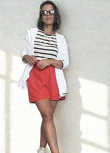 SHORT NICOLE VERMELHO