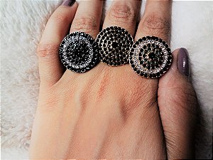 Anel Mandala Dourada