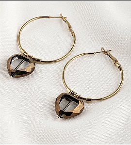 BRINCO FEMININO LOVE CHIC STONE