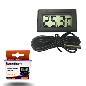 Termômetro Digital Lcd Refrigeração Aquário Estufa -50º+70ºc