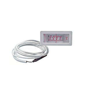 Termômetro Analógico Retangular -40ºc + 40ºc C/ Sensor 1,5m