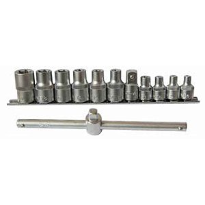 Jogo Soquete E-Torx® 3/8" e 1/2"- 12 Peças