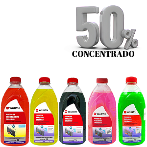 Fluido para Radiador Aditivo de Arrefecimento Concentrado 50% - Wurth