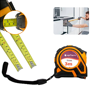 Trena Profissional Emborrachada 3 Metros X 16mm Trava Dupla