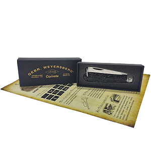 Canivete Pica Fumo Lâmina Larga Com Gift Box - Corneta