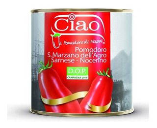 tomate pelado san marzano dop ciao - 2,55kg