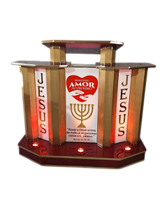 PÚLPITO COM 4 COLUNAS