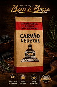 Carvão Vegetal 4kg para Churrasco