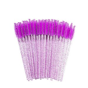 Escovinhas Gliter Lilás 50 unidades