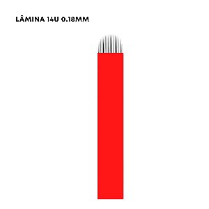 Lâmina 14U Fine 0.18mm