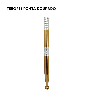 Tebori Dourado Bolinha