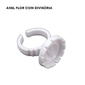 Anel Flor para cola Transparente
