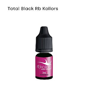 Pigmento 3ml Total Black Rb Kollors