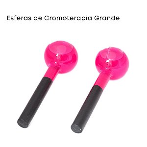 Esfera de Cromoterapia Grande cor Rosa