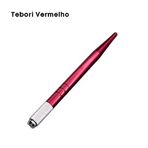 Tebori vermelho 1 ponta