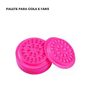 Palete para cola e fans 10 unidades (rosa)