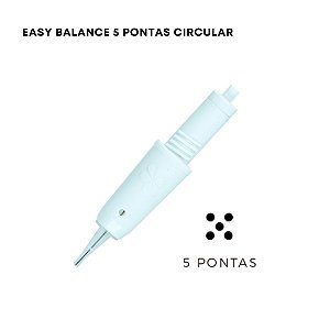 Agulha 5 PontaS Circular Easy Balance Mag ( DermoMagPen EASY )