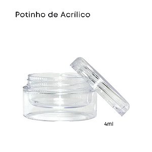 Potinho de Acrilico 4ml (10 unidades)