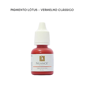 Pigmento Lotus - Vermelho Classico 8ml Organico Nuance