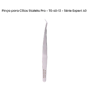 Pinça para Cílios Staleks Pro - TE-40-13 - Série Expert 40