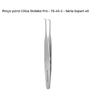 Pinça para Cílios Staleks Pro - TE-40-2 - Série Expert 40