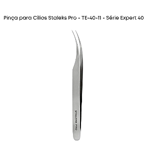Pinça para Cílios Staleks Pro - TE-40-11 - Série Expert 40
