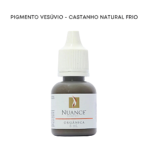 Pigmento Vesuvio - Castanho Natural Frio 8ml Organico Nuance