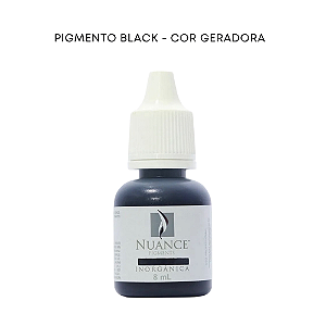 Pigmento Black - Cor Geradora 8ml Inorganico Nuance