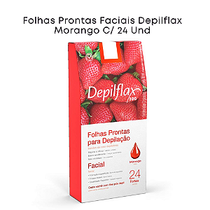 Folha para Depilação Facial 24 unidades Depilflax