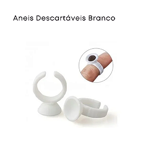 Aneis sem divisórias 100un BRANCO