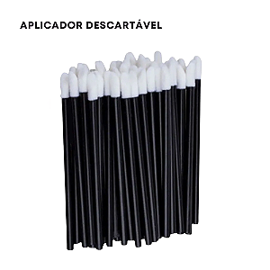 Aplicador Descartável Preto 50 unidades