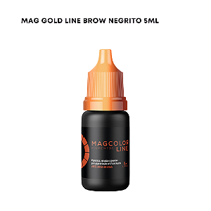 Pigmento Mag Gold Line Brow 5ml Negrito