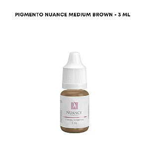 Pigmento Light Brown - Hibrido 3ml Sobrancelhas Nuance
