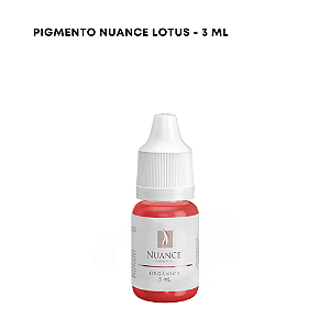Pigmento Lotus - Vermelho Classico 3ml Organico Nuance