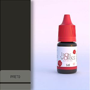 Pigmento Iron Works Preto 5ml