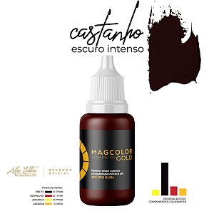 Pigmento Mag Gold 5ml Castanho Escuro Intenso