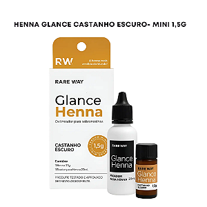 GLANCE HENNA MINI 1,5G CASTANHO ESCURO