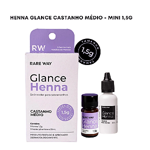 GLANCE HENNA MINI 1,5G CASTANHO MEDIO