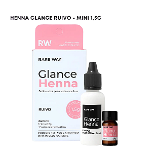 GLANCE HENNA MINI 1,5G RUIVO