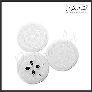 Palete para cola e fans 10 unidades (transparente)