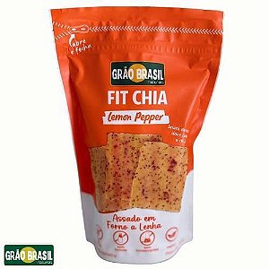 Fit Chia Sabor Lemon Pepper 100g - Snack Vegano de Batata Doce com Chia
